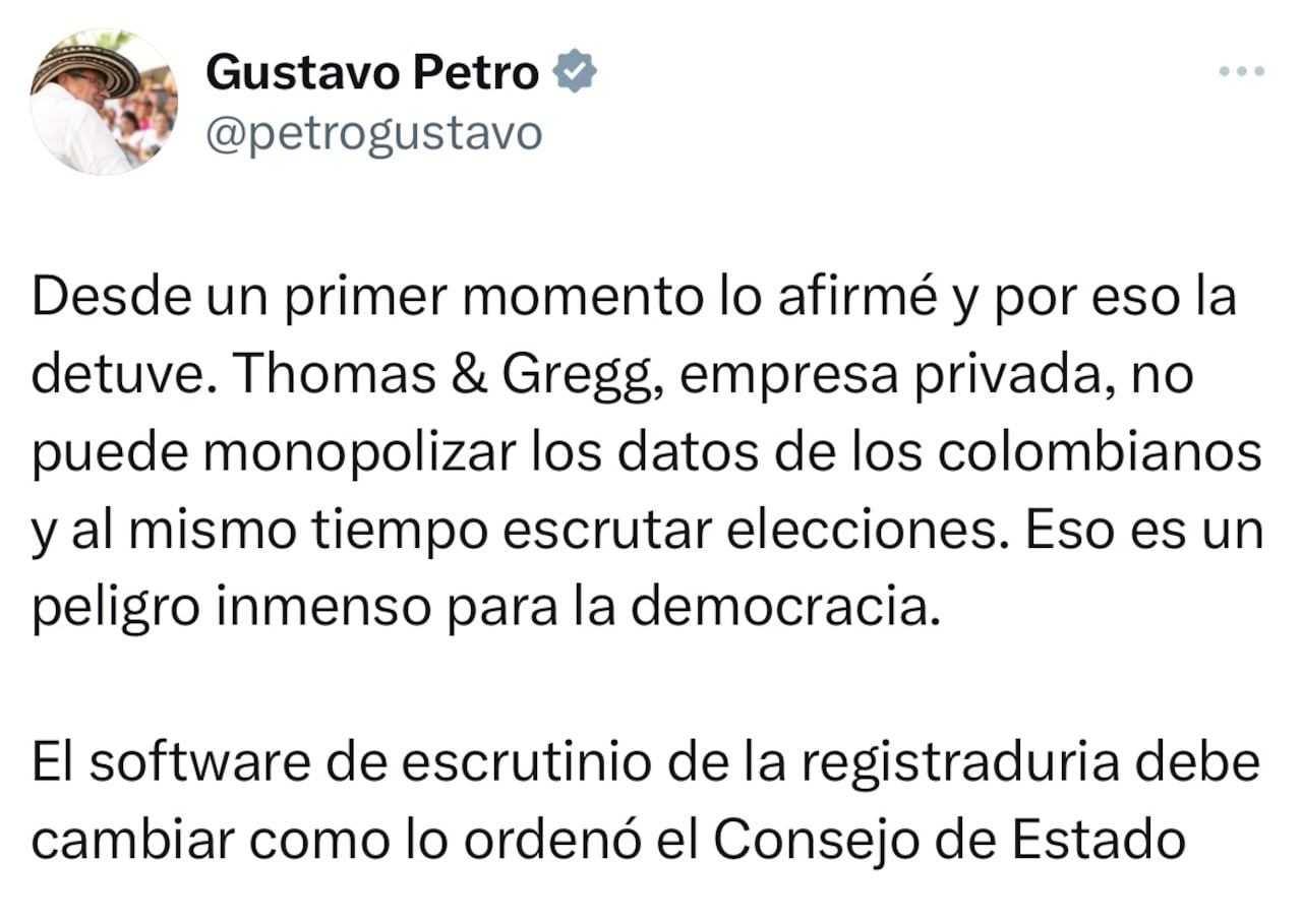 Mensaje presidente Gustavo Petro