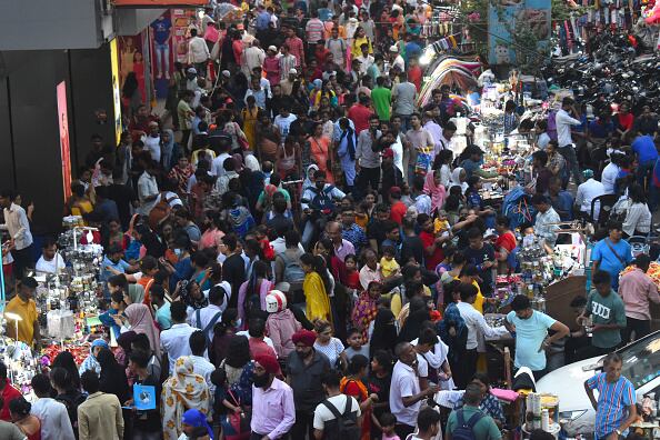 La población mundial superó el umbral de los 8.000 millones de personas. Imagen de referencia.