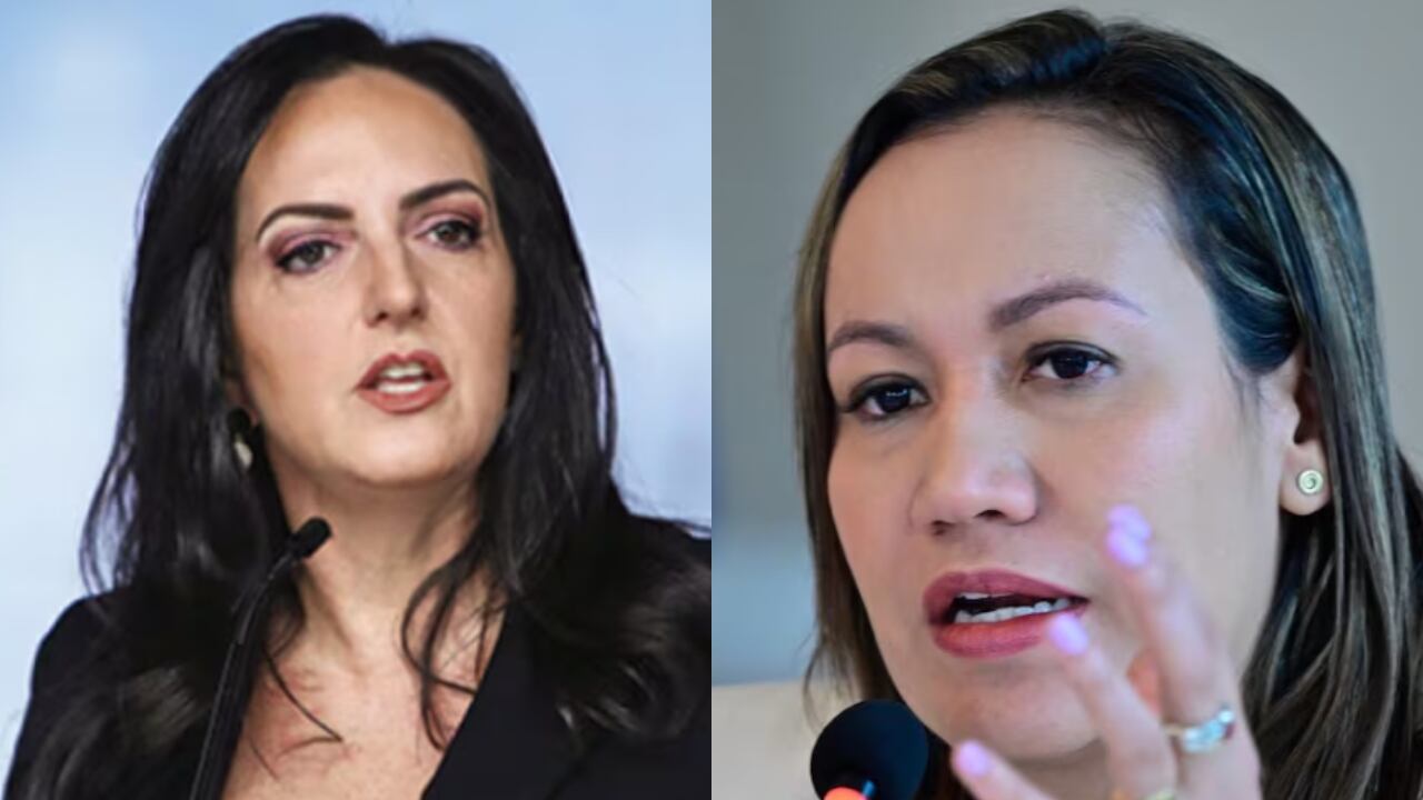 De izquierda a derecha: María Fernanda Cabal y Carolina Corcho.