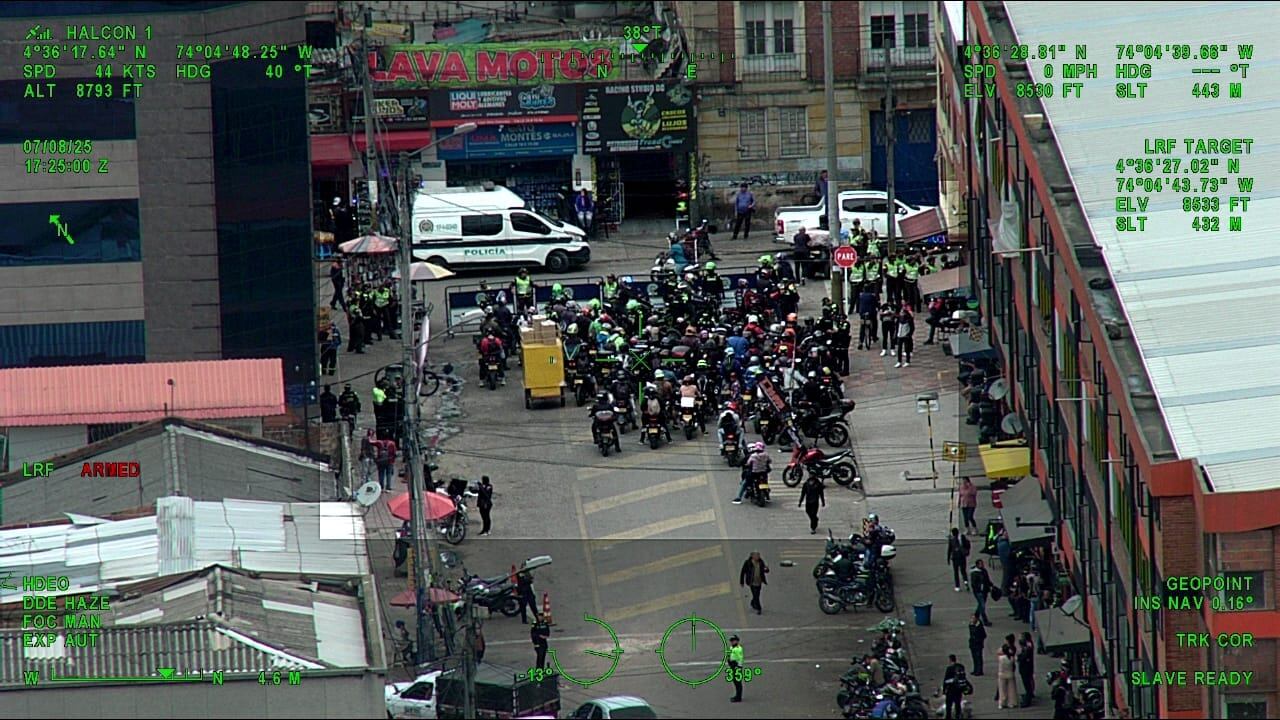 Operativo contra la venta de repuestos robados en la Favorita.