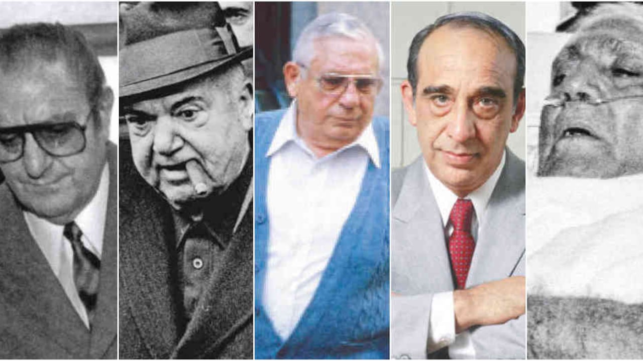 Los cinco jefes de la mafia italiana arrestados por el FBI a comienzos de los años ochenta. Habían llegado allí luego de la muerte de los antiguos capos y lideraban la Cosa Nostra durante “los años dorados de la mafia en Nueva York”, en palabras de uno de sus hombres.