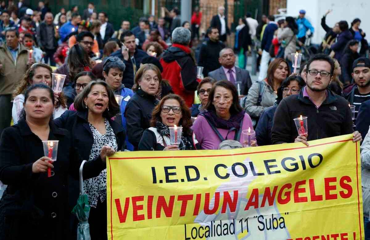 Representantes de Fecode aseguraron que todavía no han definido cómo se recuperará el tiempo perdido. Foto: Guillermo Torres / SEMANA