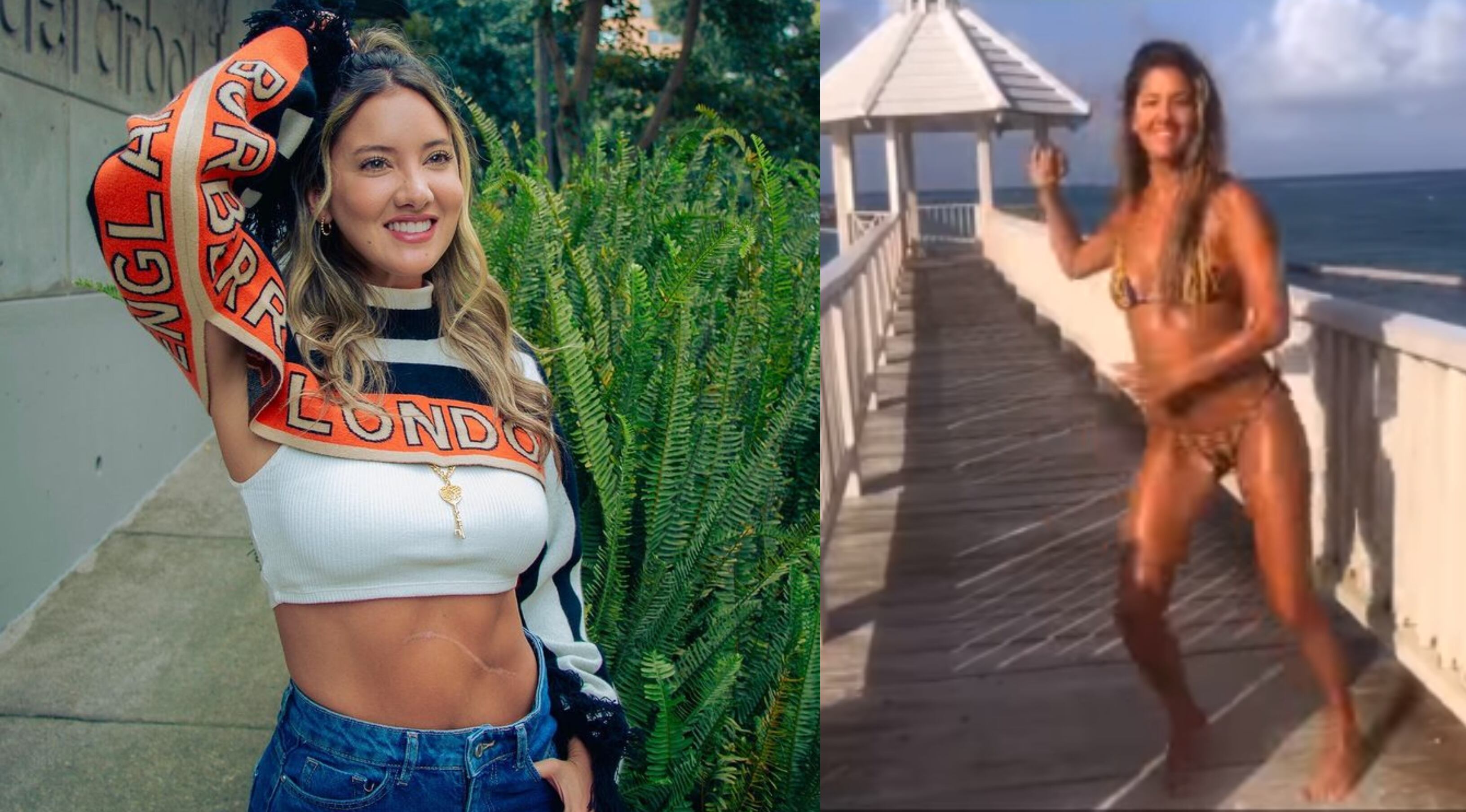 Daniela Álvarez compartió varios videos en los que hacía una de sus actividades favoritas: bailar champeta.