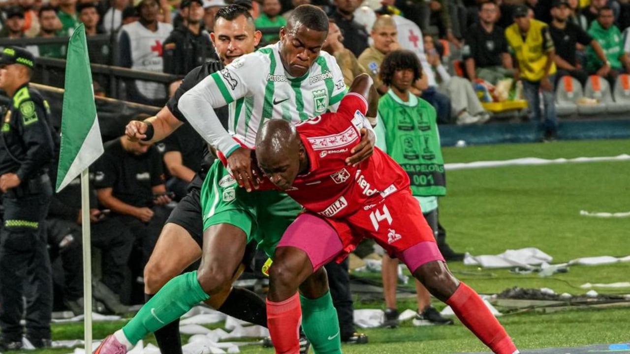 Clásico entre Nacional y América por cuadrangulares de Liga BetPlay.