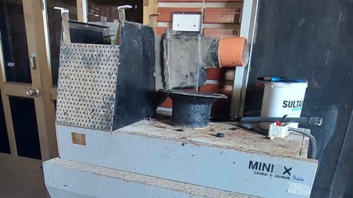 Este es el estado de las máquinas para que los estudiantes puedan realiza actividades prácticas.