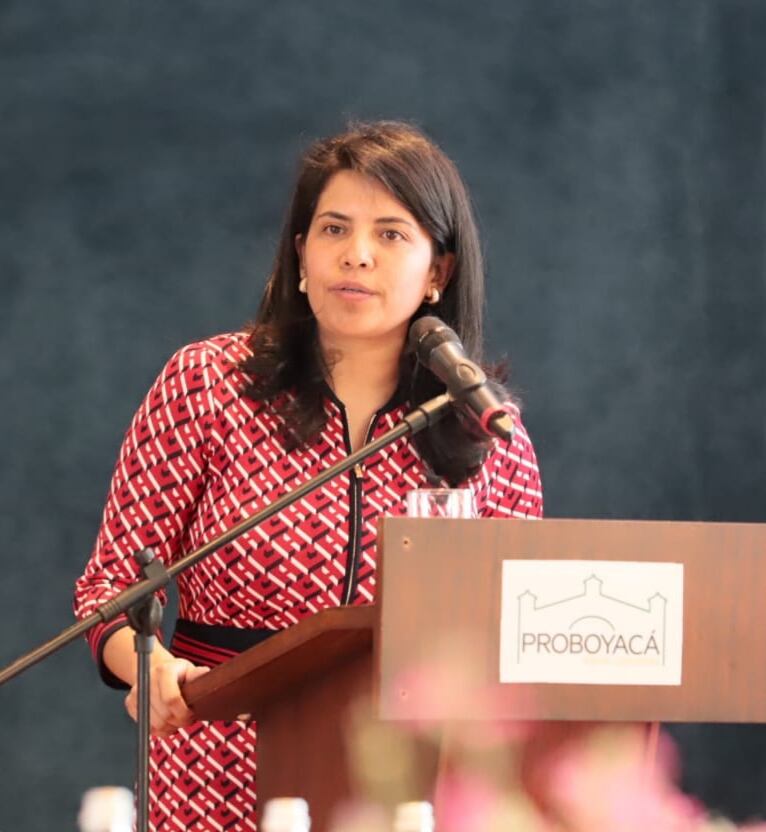 Gheidy Gallo Santos, presidenta ejecutiva de ProBoyacá-Región Libertadora.