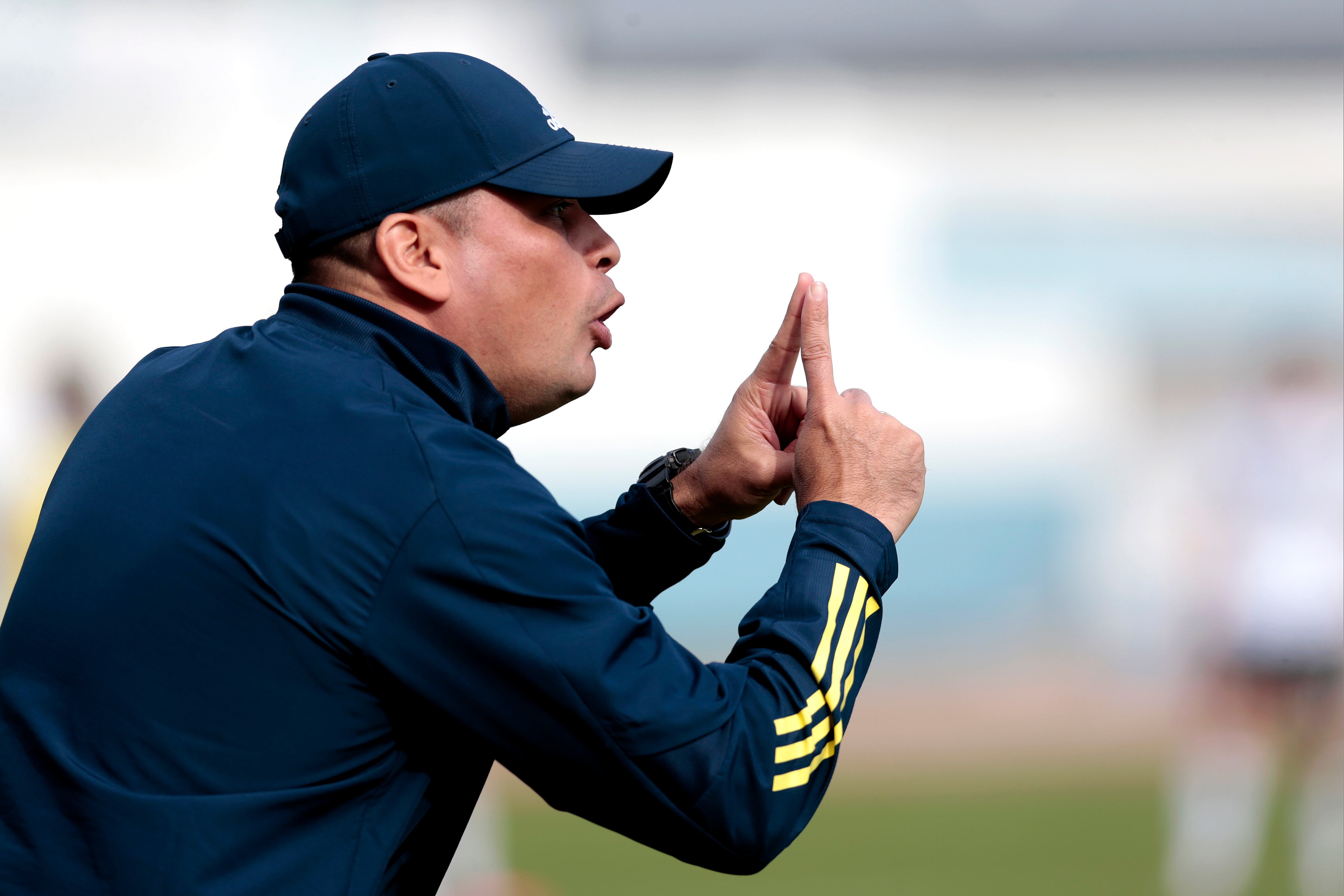 Héctor Cárdenas, técnico de Colombia.