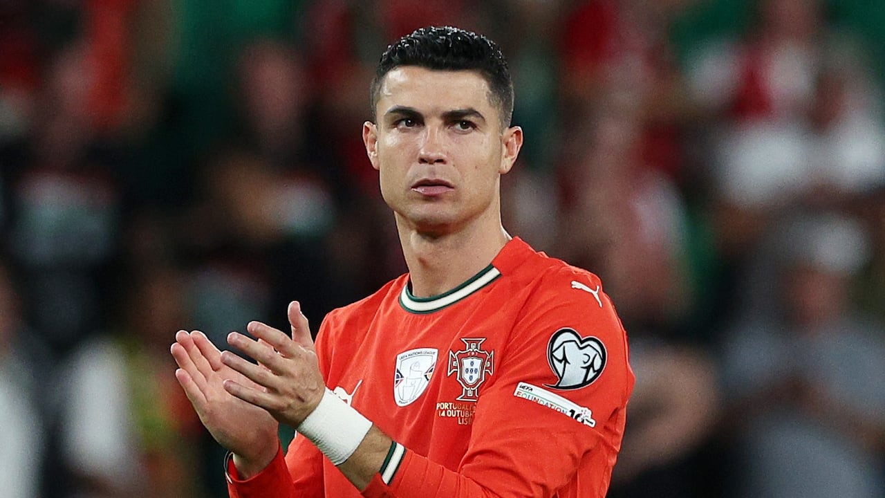 Cristiano Ronaldo en un partido de Portugal contra Hungría.