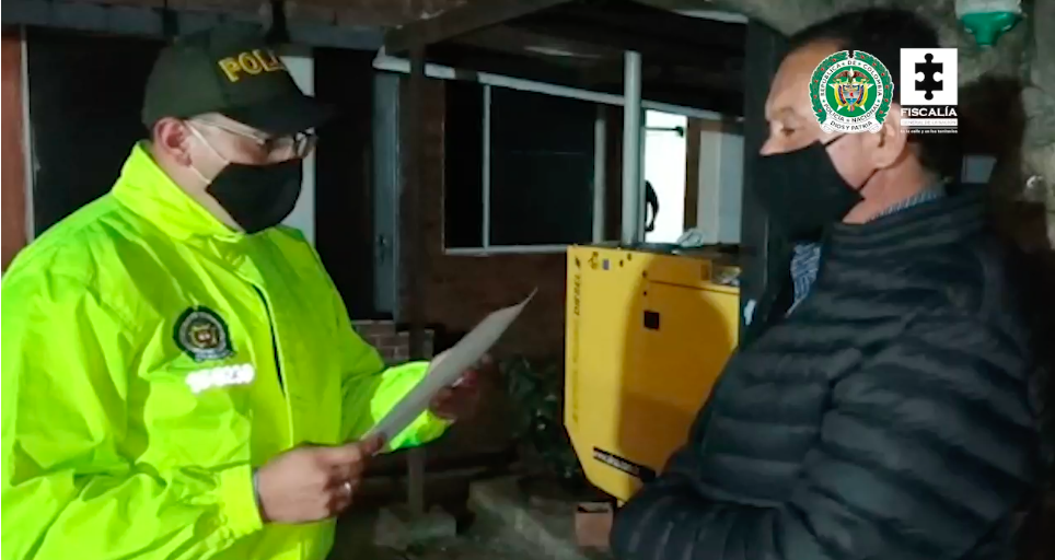 Concejal capturado Agustín Rodríguez Silva