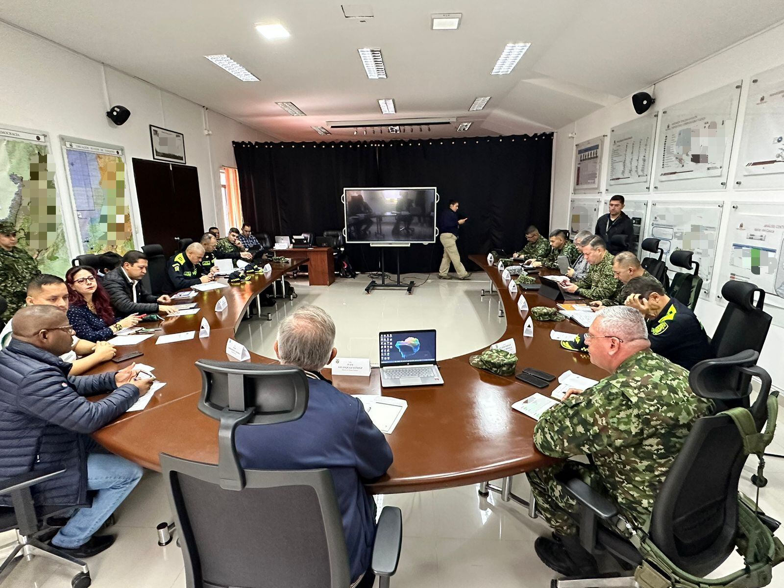 El consejo de seguridad se realizó en Popayán, Cauca.