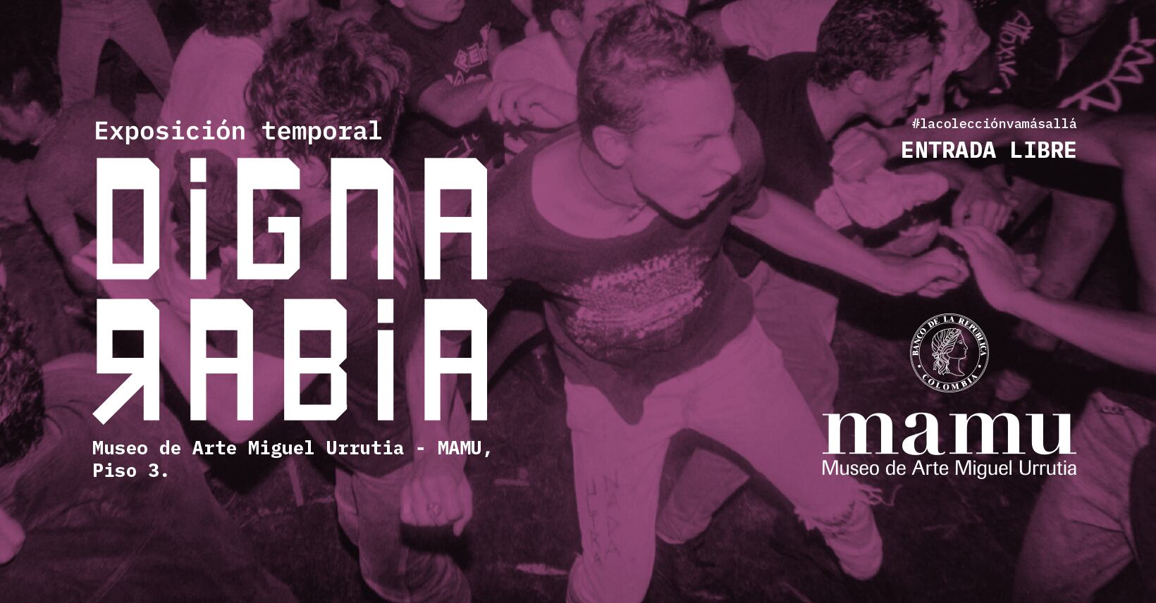 Digna Rabia, la nueva exposición que inaugura el 26 de marzo en el Museo de Arte Miguel Urrutia – MAMU del Banco de la República, propone una lectura de esta emoción a partir de las imágenes, entendiéndola como una potencia creadora.