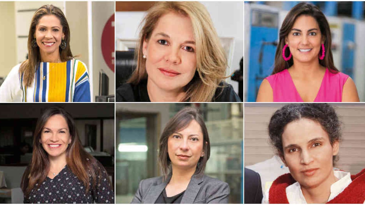 Erika Fontalvo, María Elvira Domínguez, Estefanía Colmenares, Diana Saray Giraldo, Martha Ortíz e Irene Gaviria. Directoras de diarios regionales colombianos.