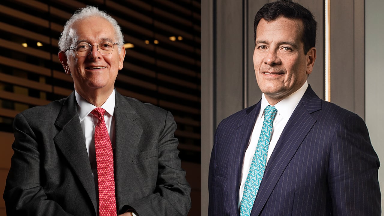 José Antonio Ocampo, ministro de Hacienda y Felipe Bayón, presidente de Ecopetrol.