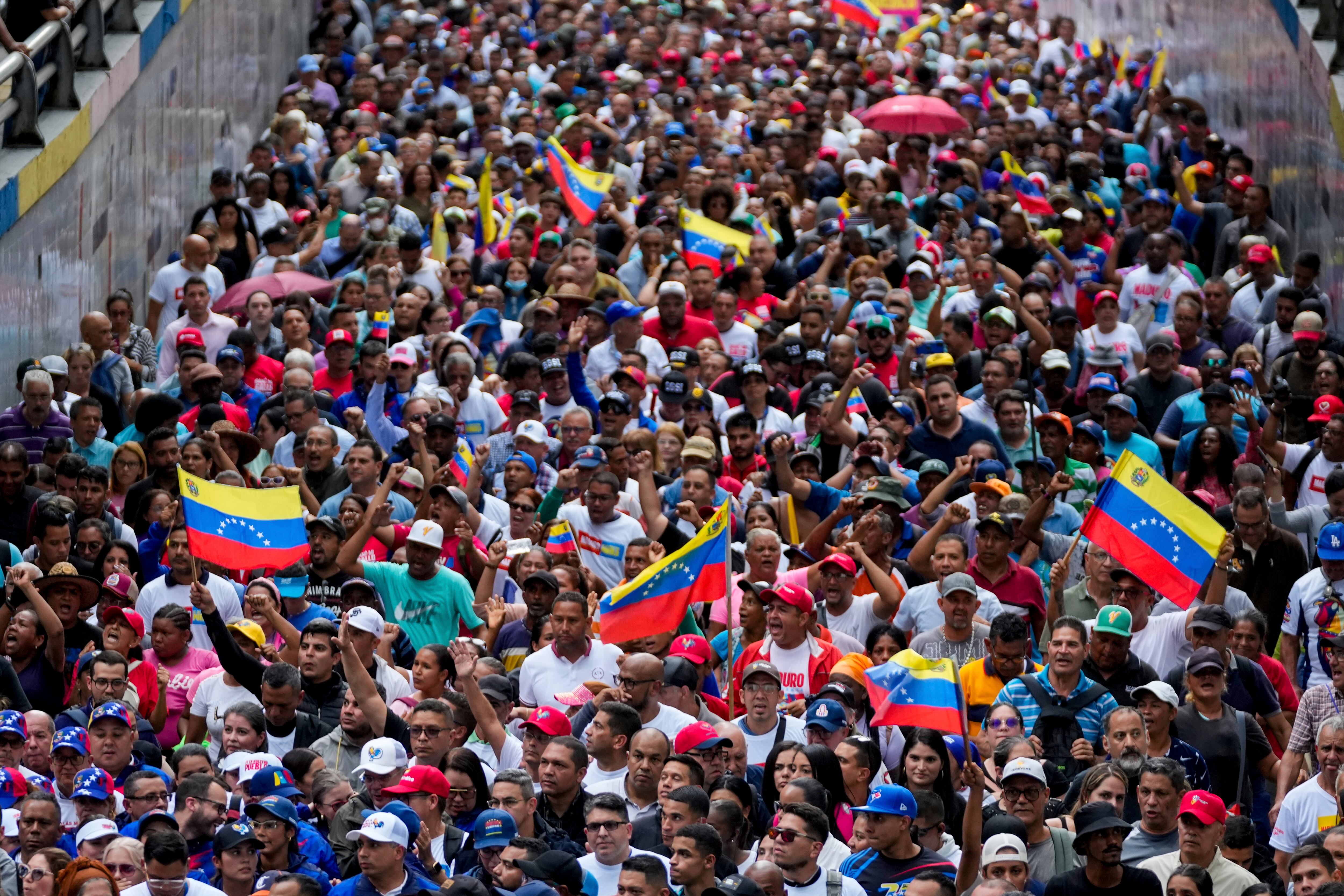 Protestas en Venezuela contra el régimen Maduro