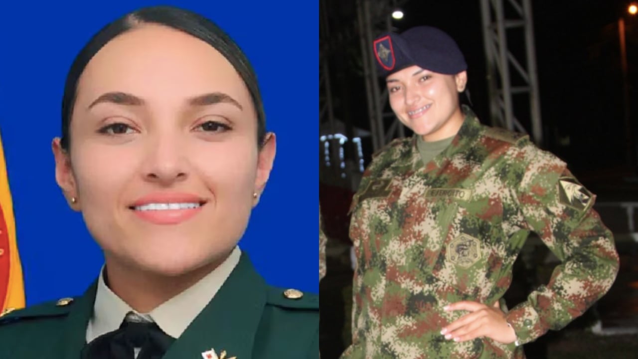 La oficial del Ejército María Camila Mora Mahecha.