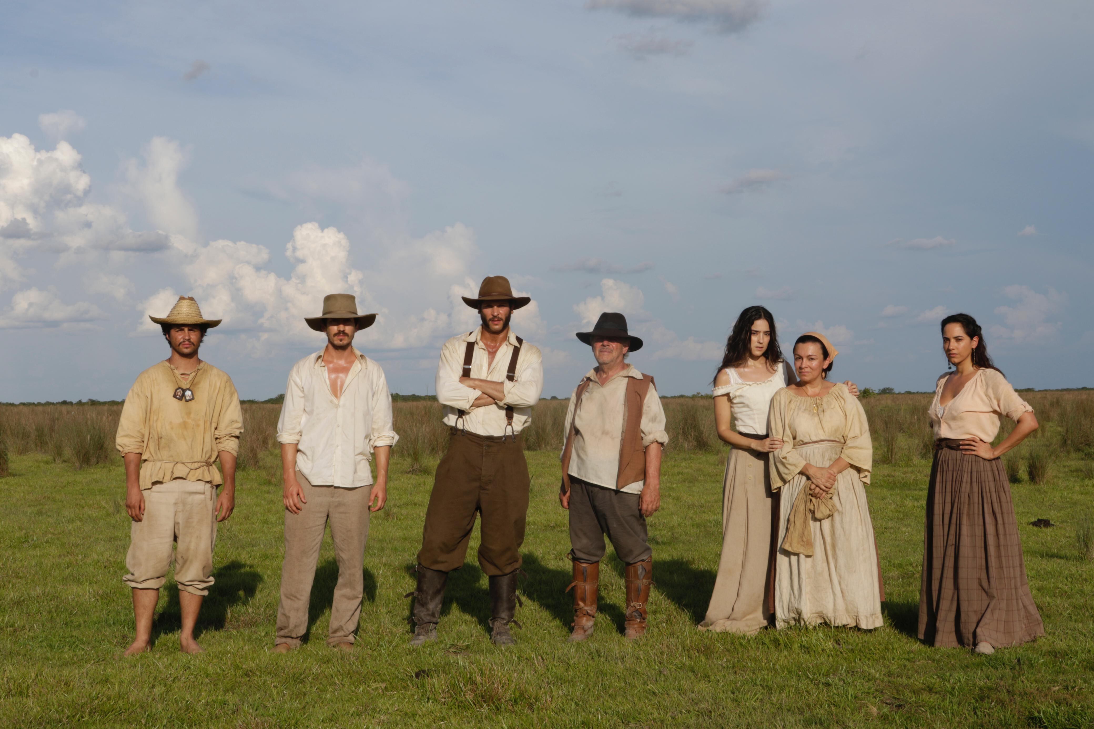 Una postal llanera de comienzos de siglo pasado...