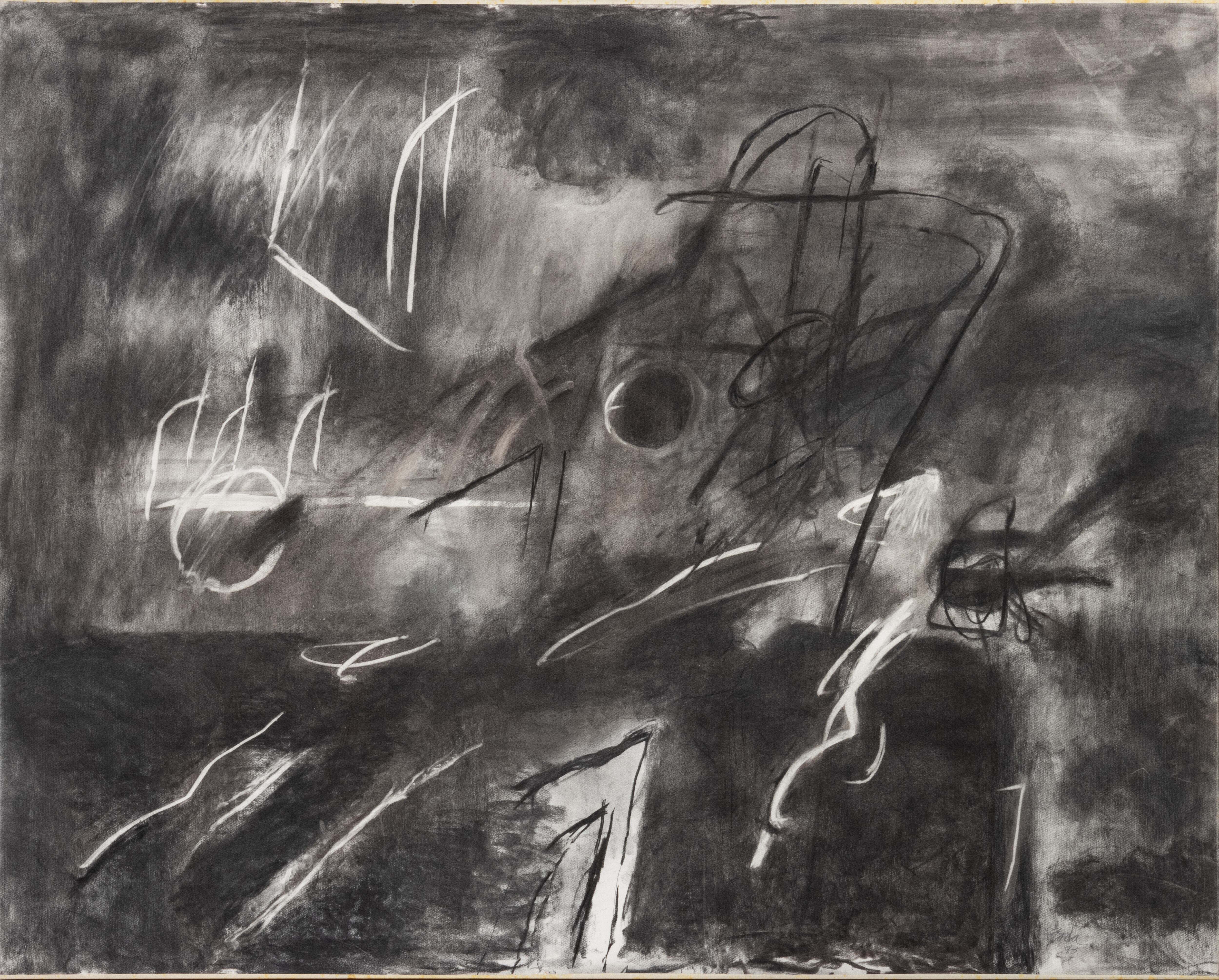 Tierra de nadie (2) 
1993
Mixta sobre papel entelado
120 x 150 cm