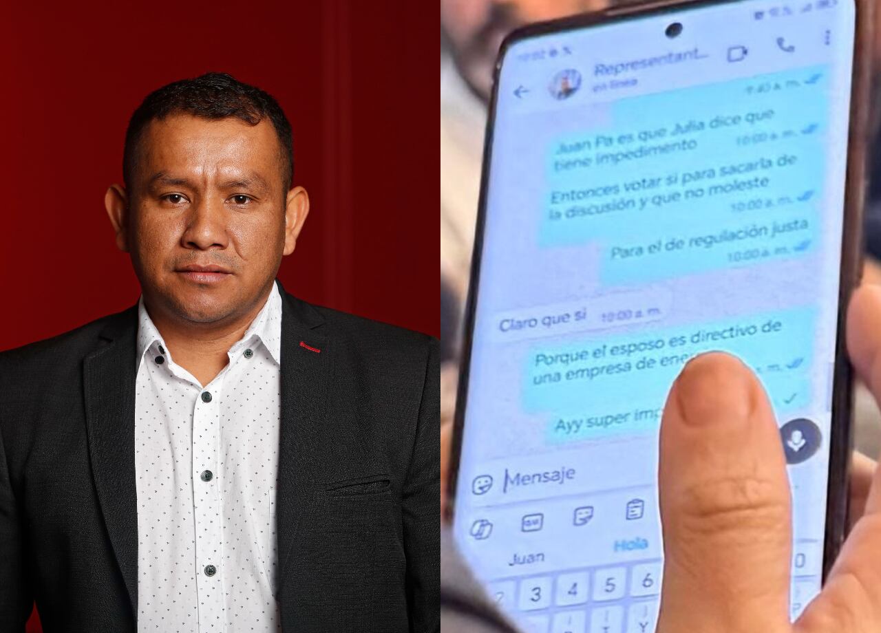 Congresistas del Centro Democrático revelaron un chat del representante Juan Carlos Salazar con su asesora.