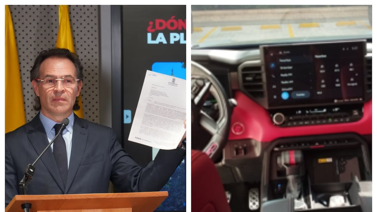 Federico Gutiérrez, alcalde de Medellín, habla de la lujosa camioneta entregada por Misael Cadavid en el escándalo de corrupción del Área Metropolitana.