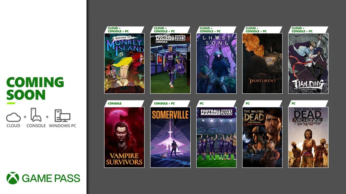 Juegos que llegan a Xbox Game Pass para noviembre 2022.