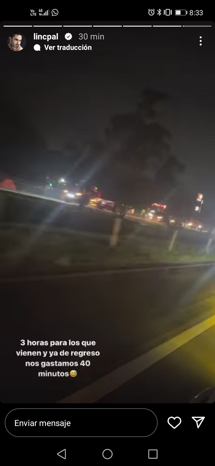 Lincoln Palomeque no se quedó a ver las presentaciones del FEP