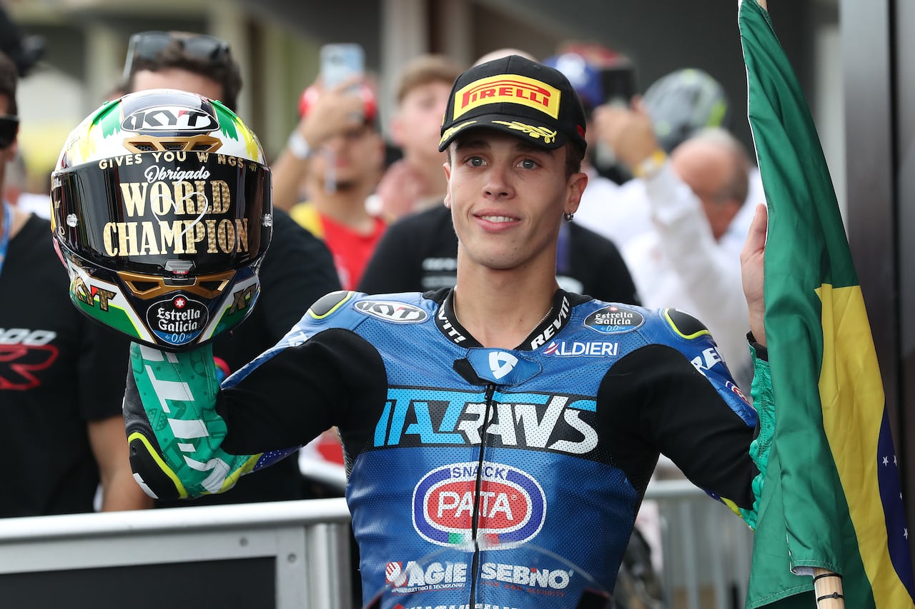 Diogo Moreira, gran vencedor del Moto2 2025.