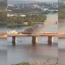 Angustiosos momentos vividos por incendio de tren