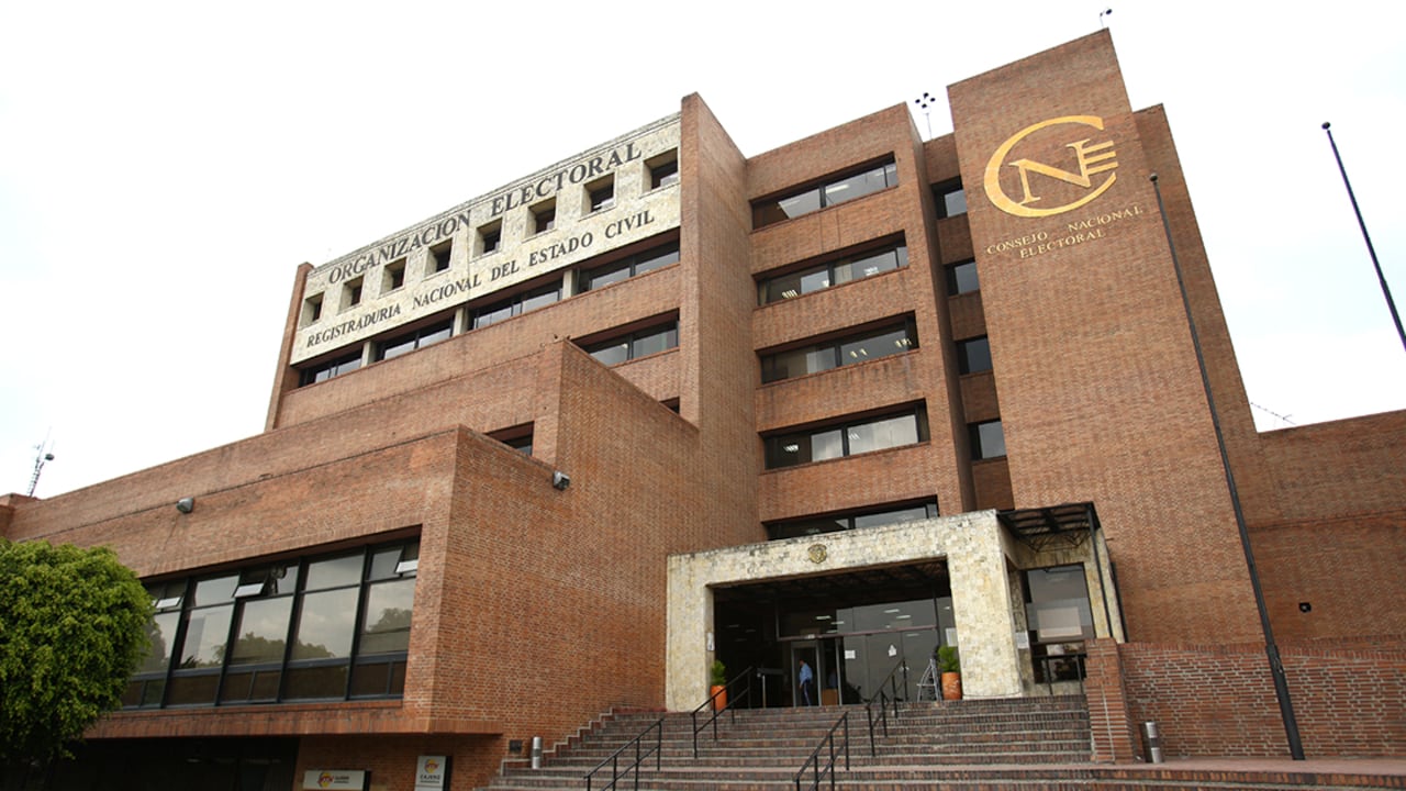 REGISTRADURIA NACIONAL DEL ESTADO CIVIL. CONSEJO NACIONAL ELECTORAL. CNE.