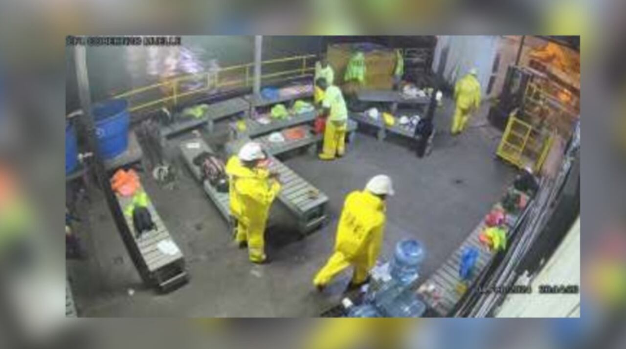 Las actuaciones de los detenidos fueron registradas por cámaras de seguridad.