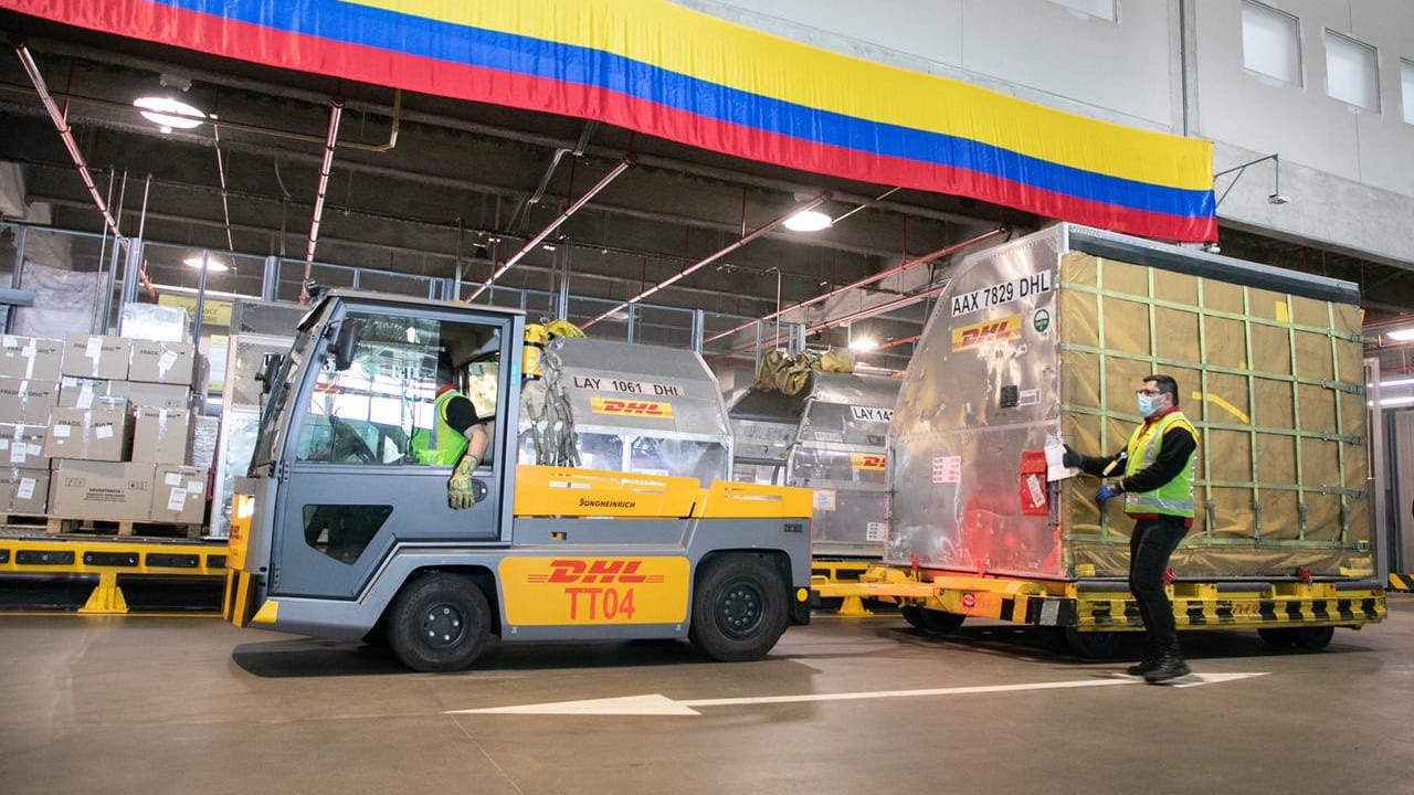 Colombia recibió este miércoles nuevo lote con 391.950 dosis de la vacuna de Pfizer