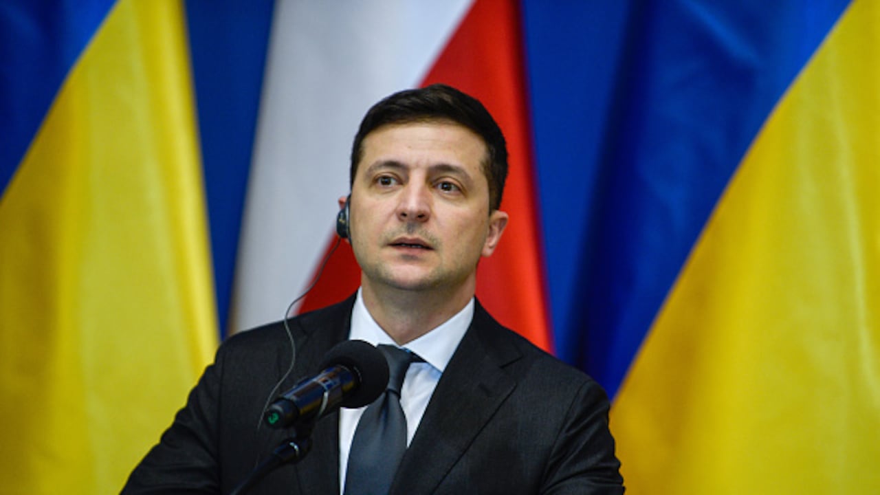 El presidente de Ucrania, Volodímir Zelenski.