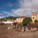 Parque principal de Monguí, Boyacá.