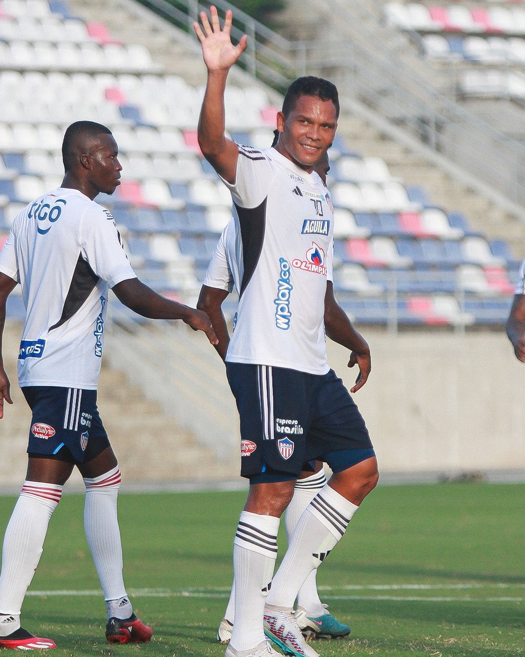 Carlos Bacca marcó por triplicado en el último amistoso de Junior.