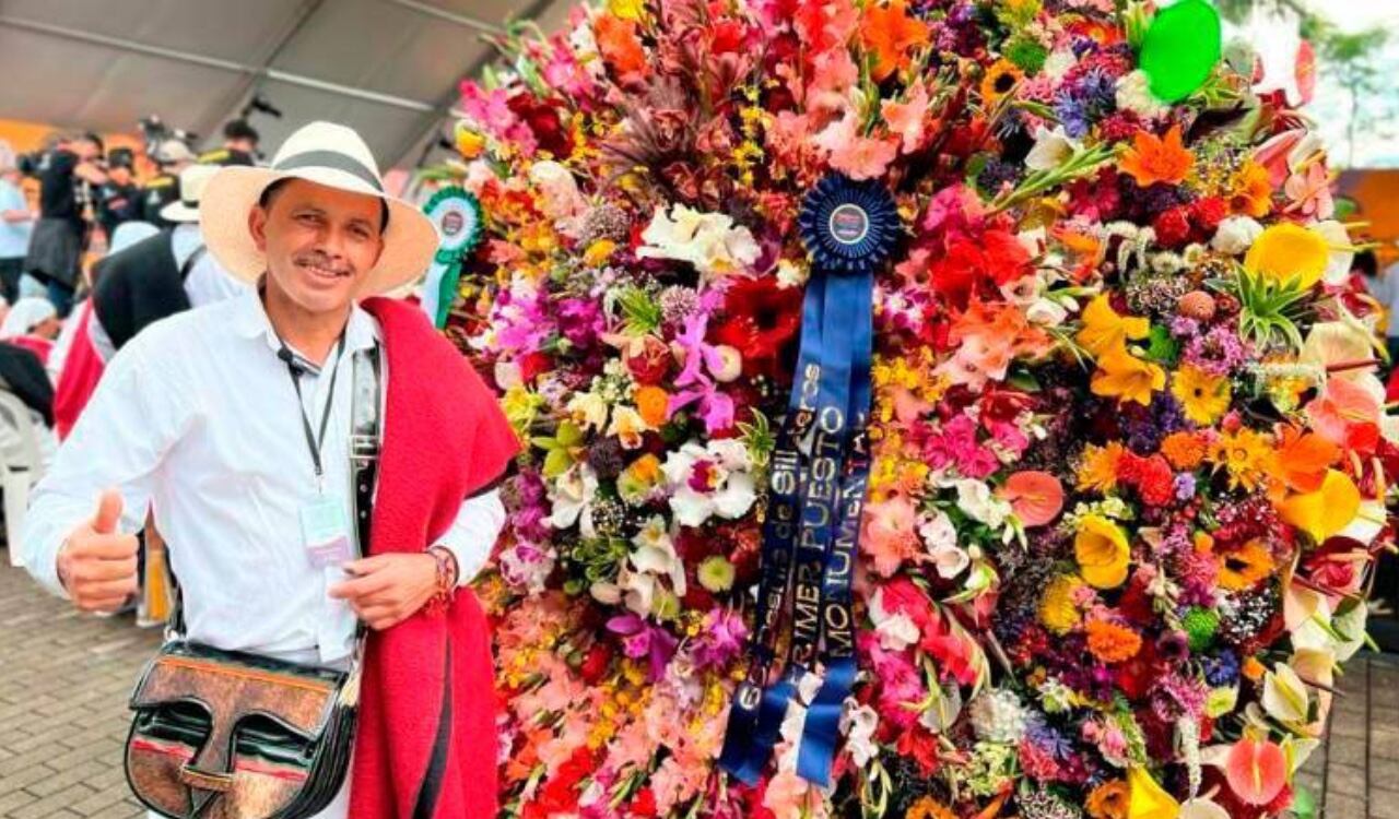 Henry de Jesús Londoño Patiño fue el ganador absoluto en el desfile de Silleteros