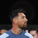 Lionel Messi en el duelo con Cruz Azul.