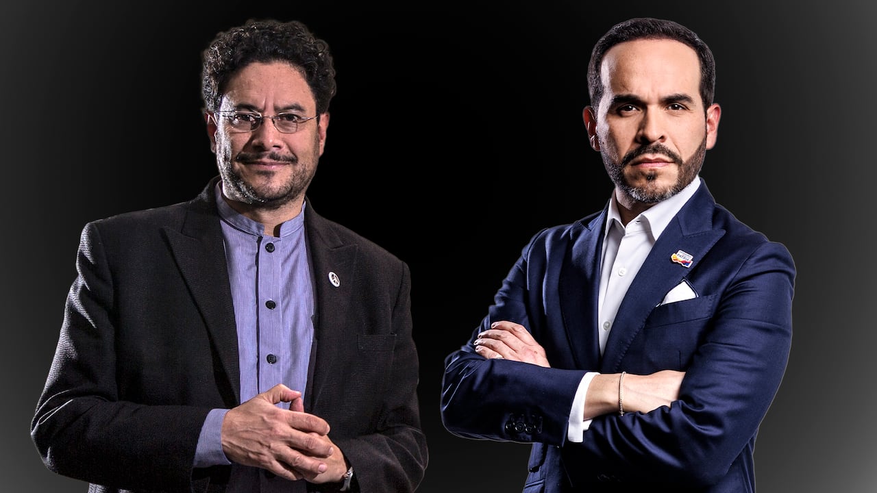 Iván Cepeda y Abelardo de la Espriella.