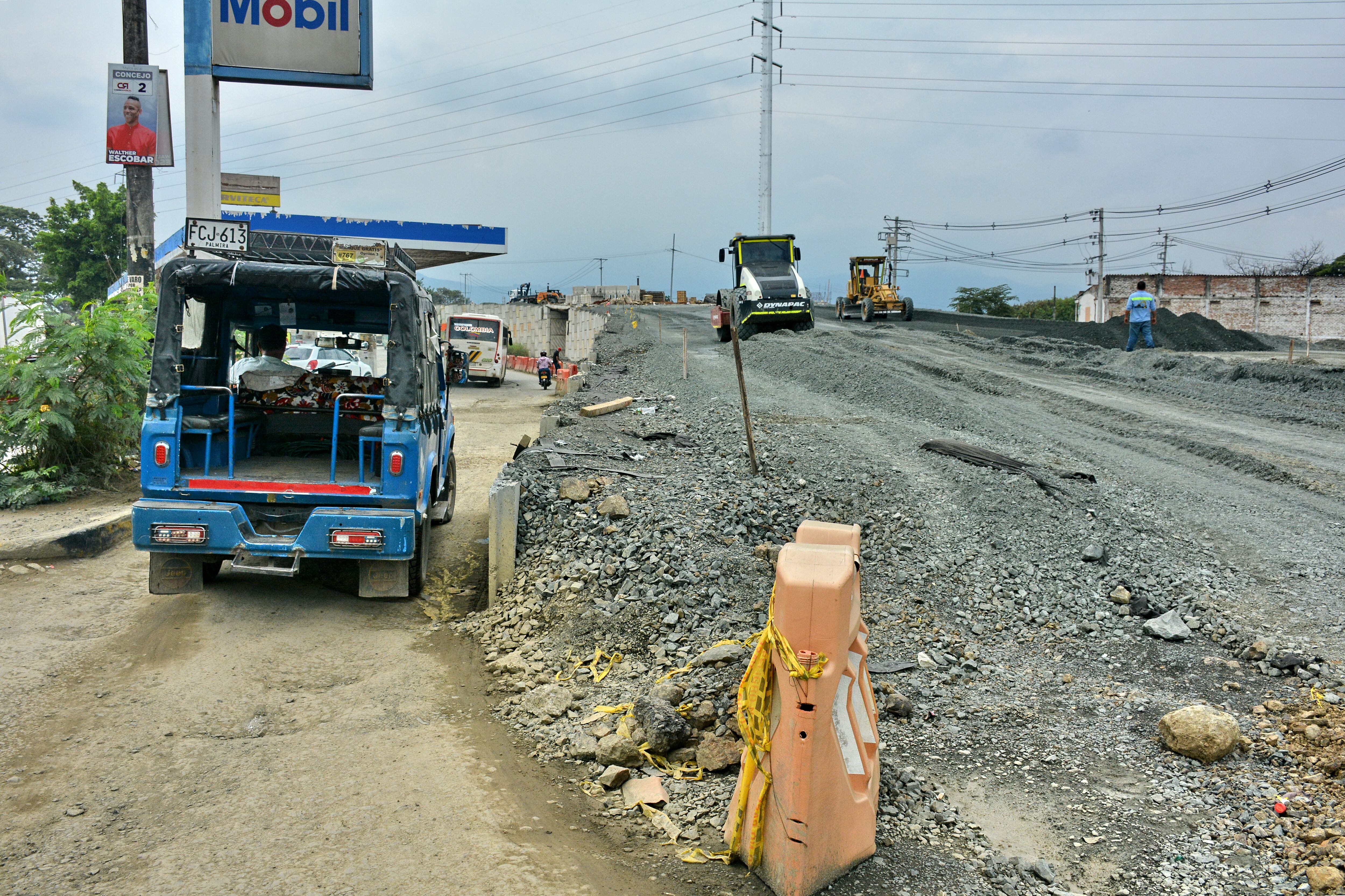 Así van las obras del puente de Juanchito. Los trabajos se concentran en la entrada y salida de la estructura