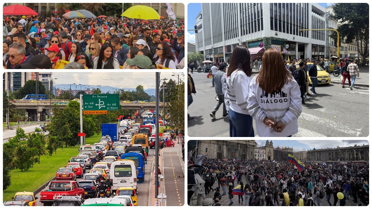 Durante la semana se realizarán plantones, marchas, caravanas y eventos culturales en diferentes localidades de Bogotá.