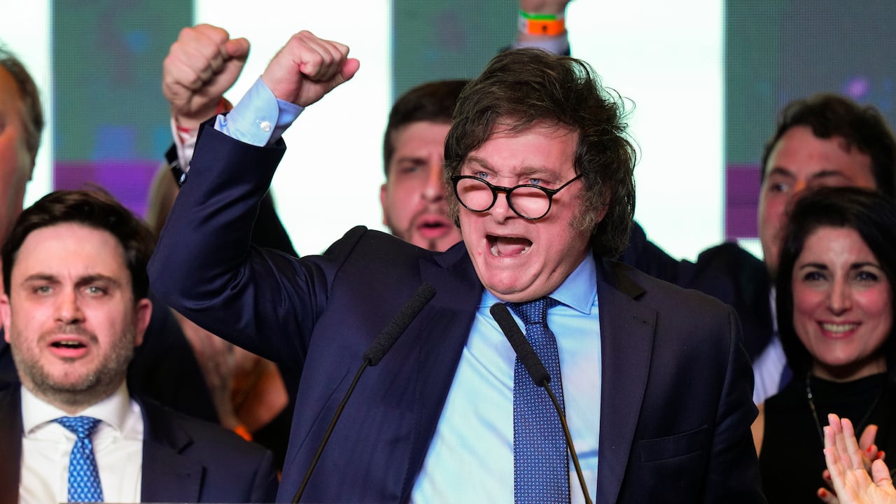 Javier Milei, candidato presidencial.