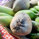 Maíz, coco, plátano, yuca