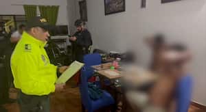 Alias Lanza capturado por la Dijín de la Policía.