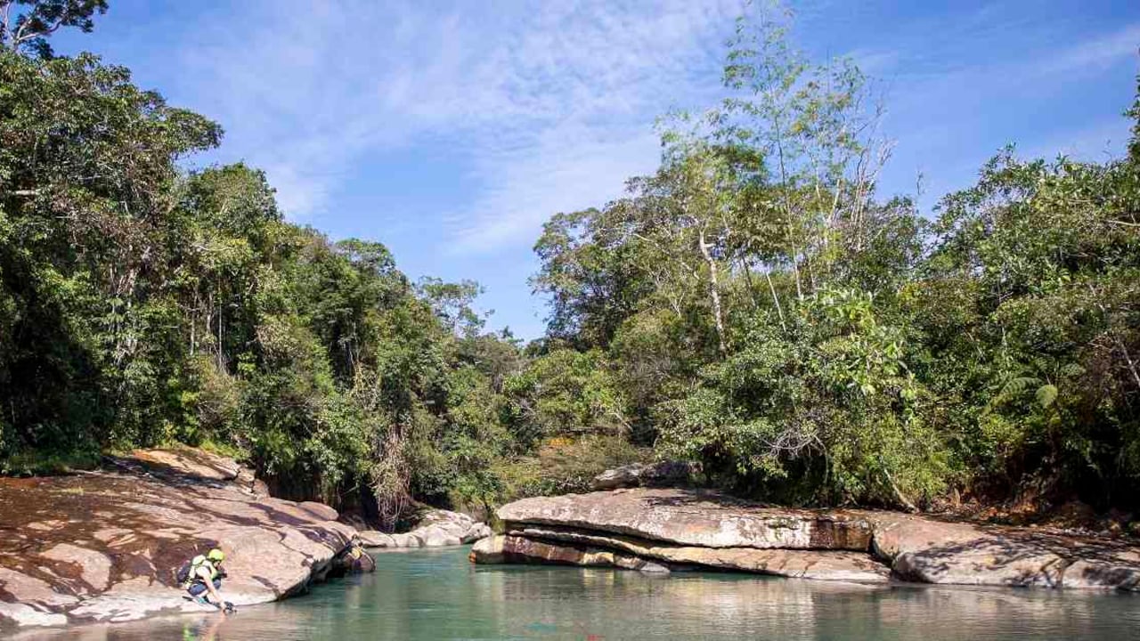 El río Güejar es uno de los principales atractivos turísticos en el municipio de Lejanías. Foto: Liliana García/Instituto de Turismo del Meta