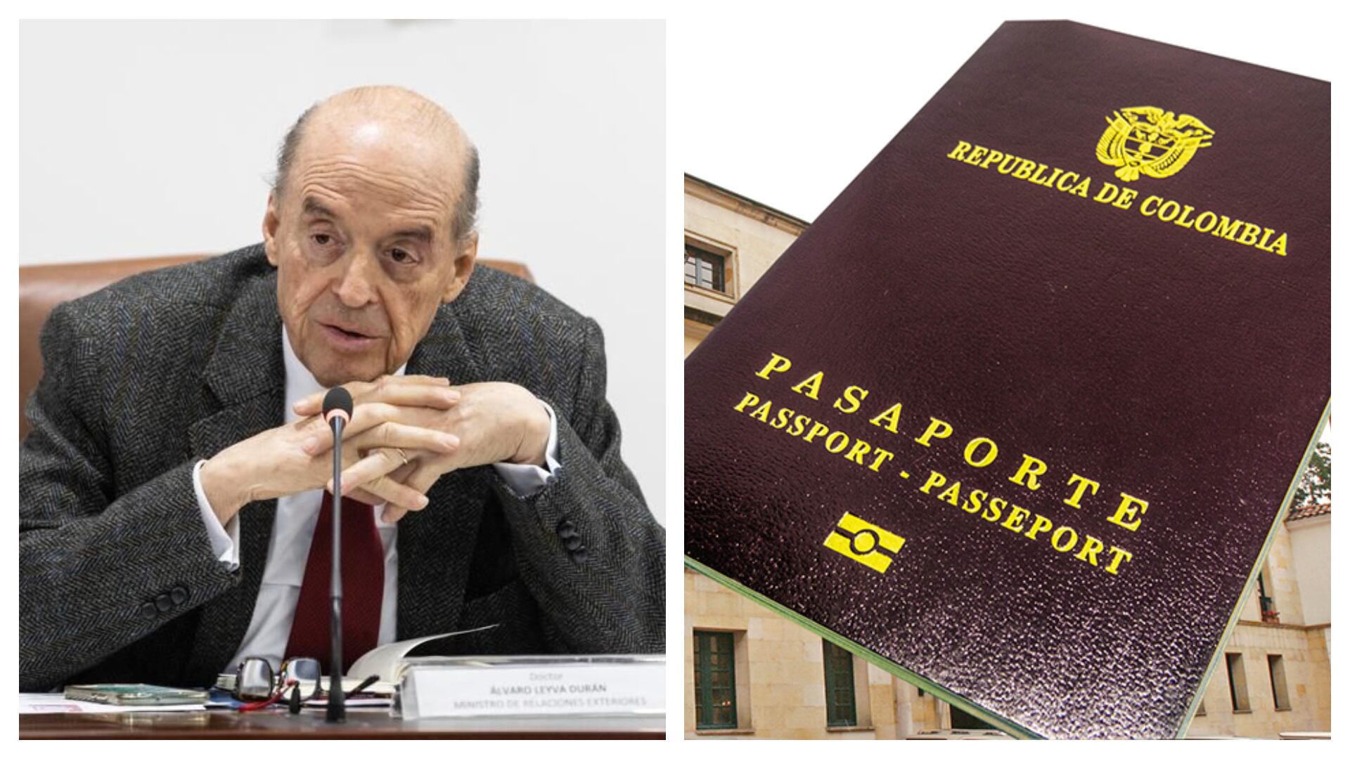 El canciller Álvaro Leyva firmó la prórroga del contrato.