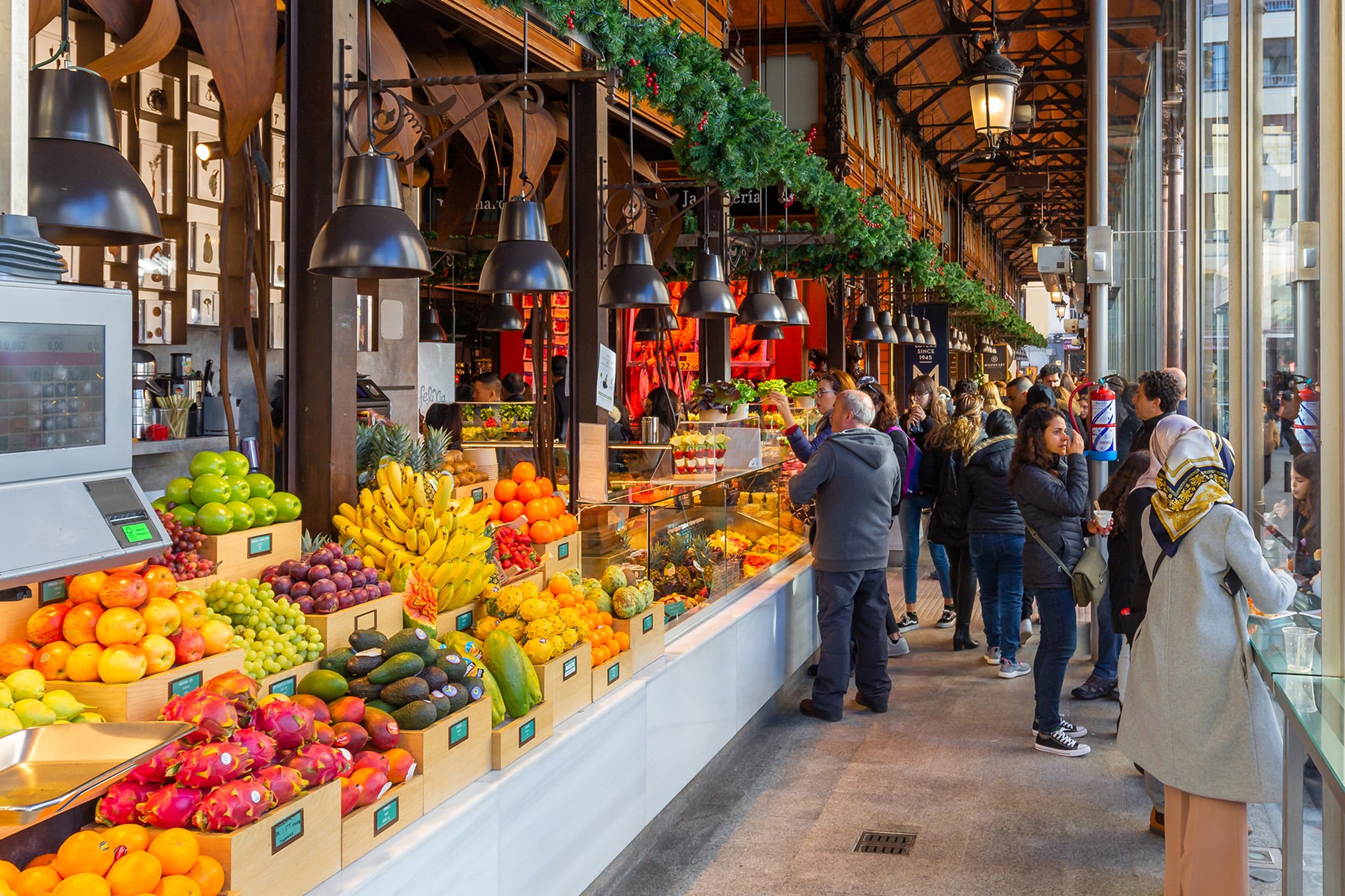 Madrid, España, Mercado de San Miguel