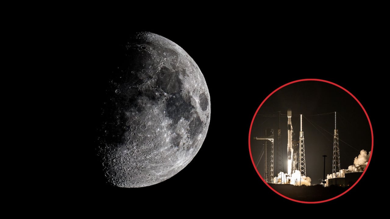Cohete de SpaceX habría impactado la Luna y dejó un enorme cráter.