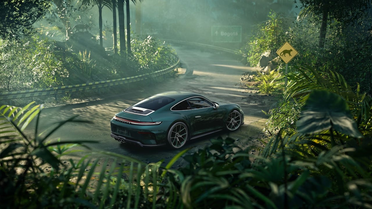 El Ocelote es un Porsche 911 GT3 con paquete Touring 2025 inspirado en la selva amazónica.