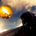 La vista aérea desde un avión Kfir, desde donde se habría realizado el bombardeo contra las disidencias de las Farc en Norte de Santander.