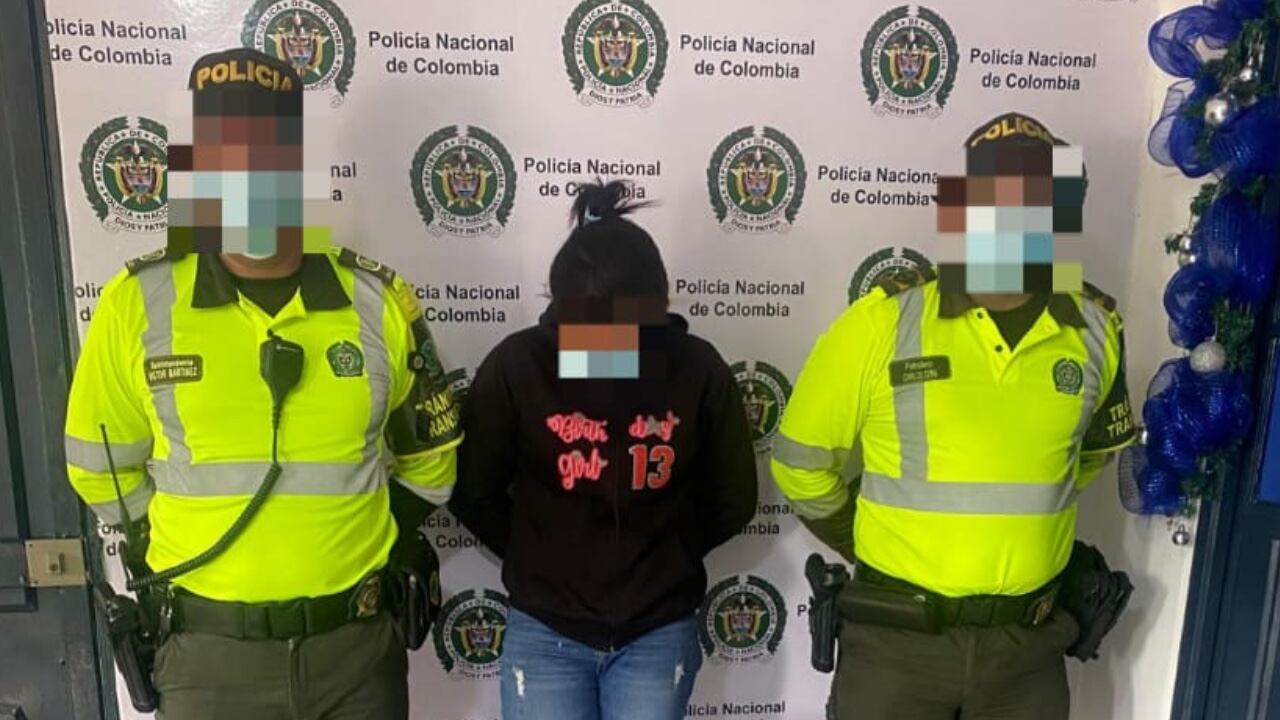 La mujer fue capturada por las autoridades de la Policía del Atlántico