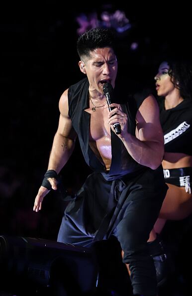 Chyno Miranda durante una presentación en Miami, el 9 de junio de 2018.