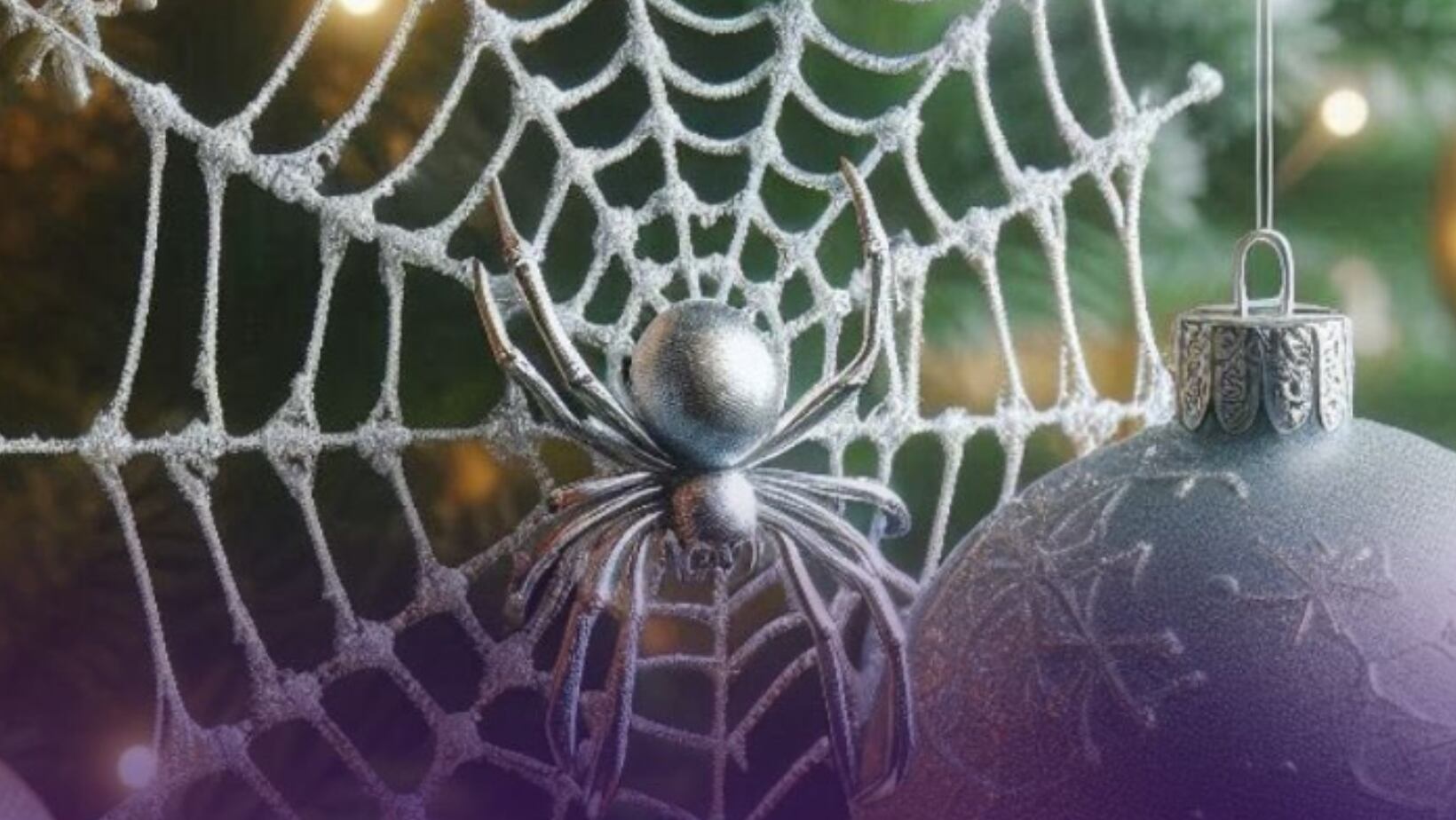 En Ucrania, la Navidad se decora con telarañas